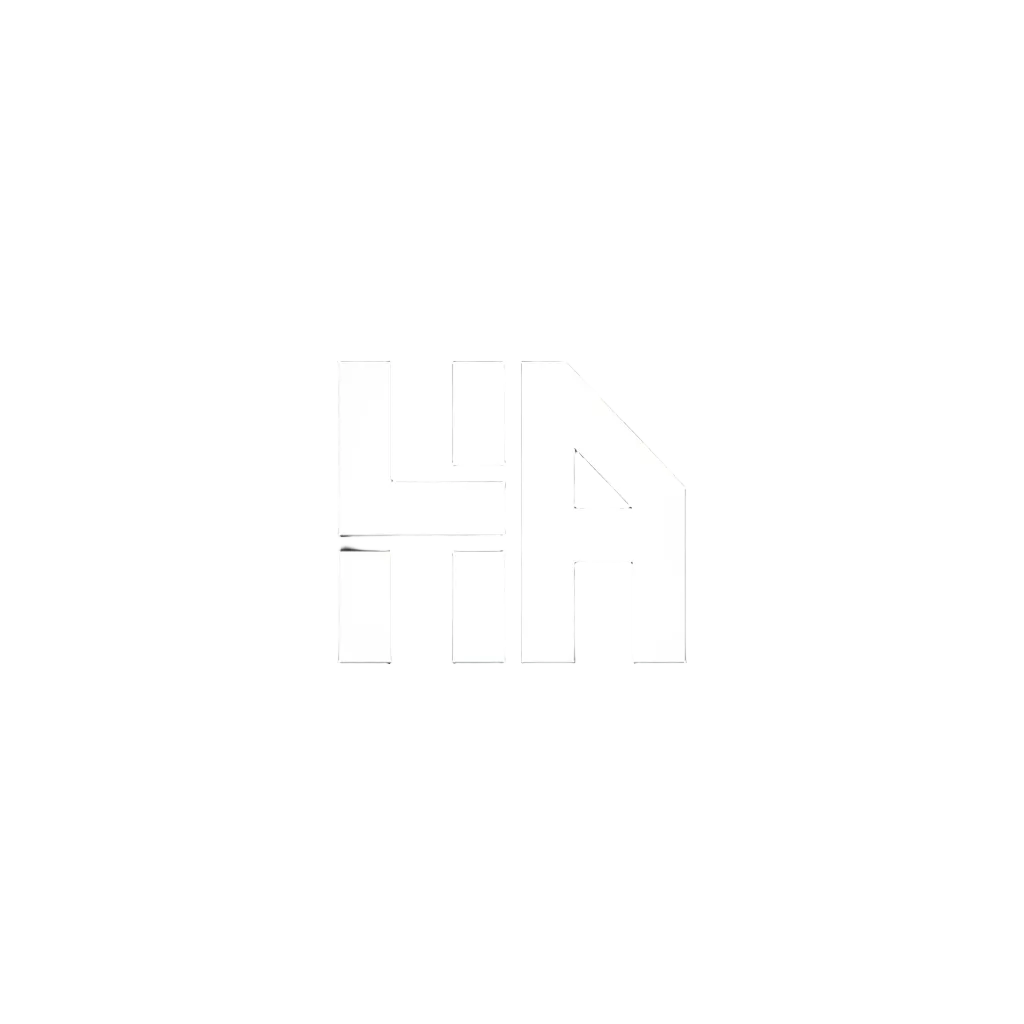 HA Monogram White