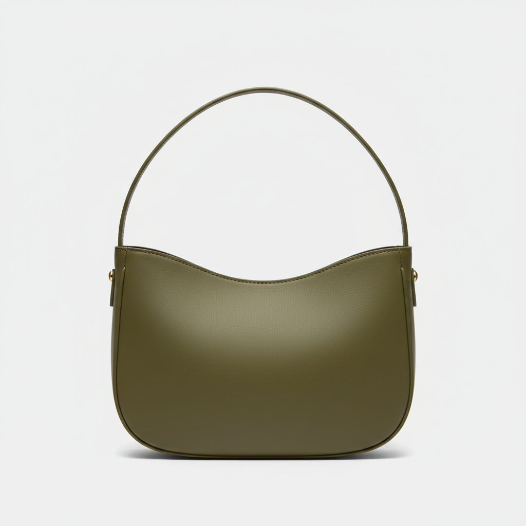 Nova Everyday Shoulder Bag in Olive Green - Hero Front View