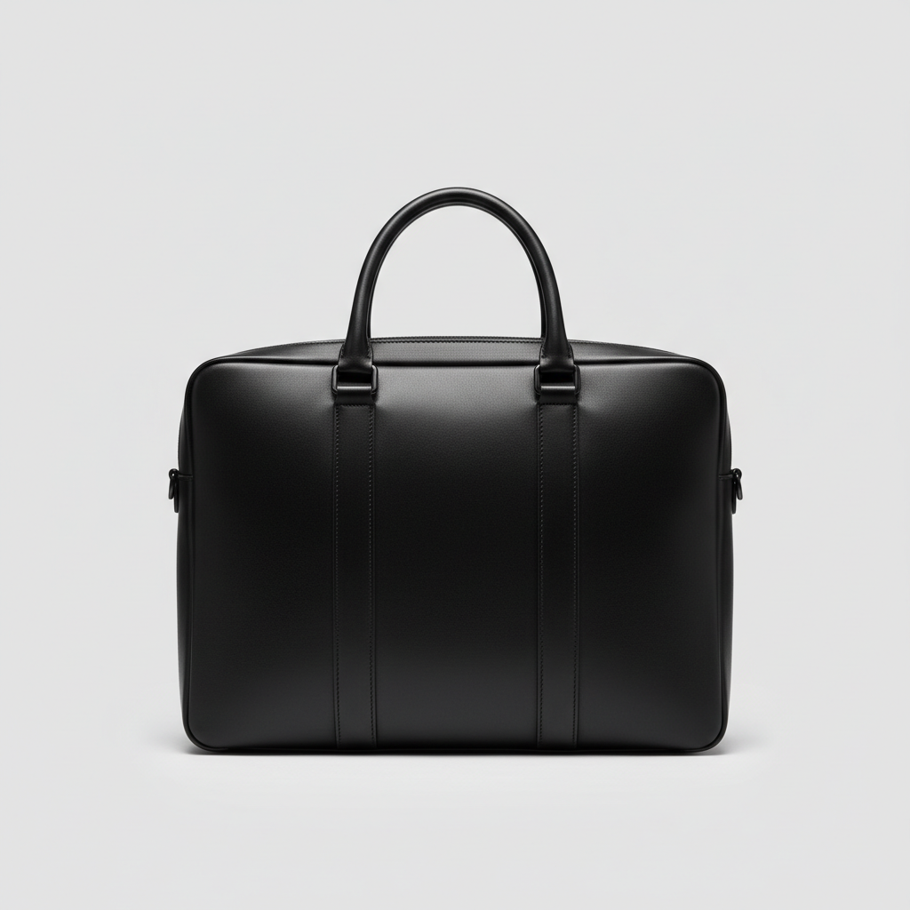 Atlas Executive Briefcase in Black — Hero Front View