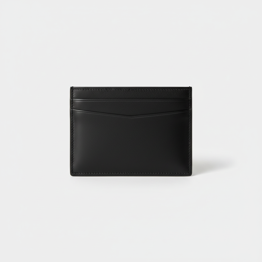 Stella Card Holder Black — Hero Front View