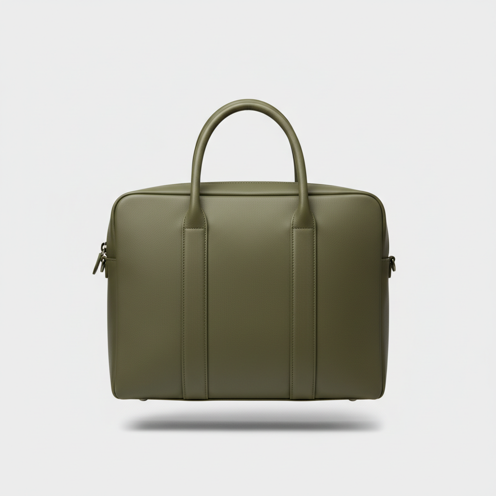 Atlas Executive Briefcase - Olive Green - Hero Front View