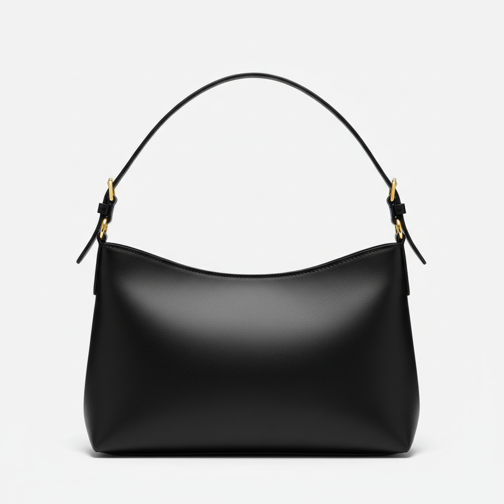 Le Gina East-West Bag — Black Hero Front View