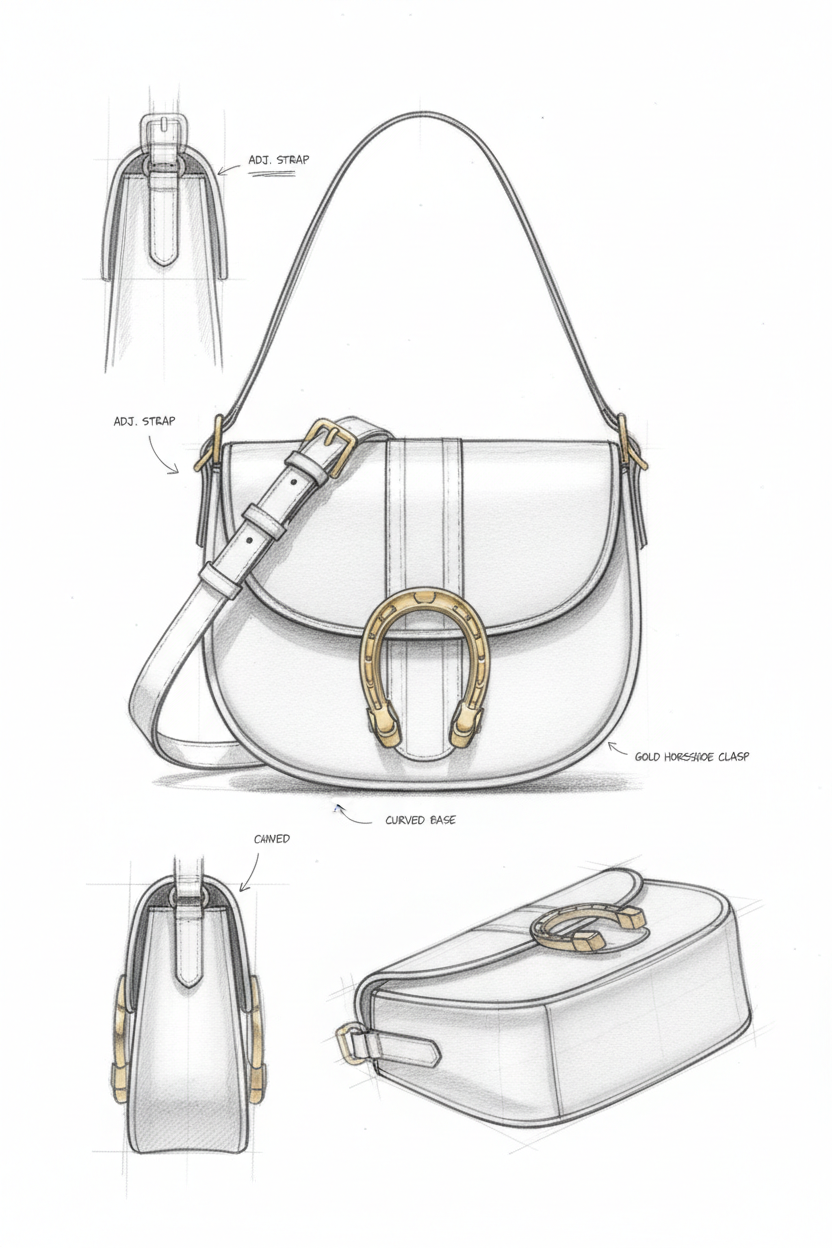 Luxury Bag Design Sketch