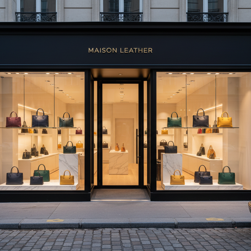 Luxury Handbag Boutique Exterior