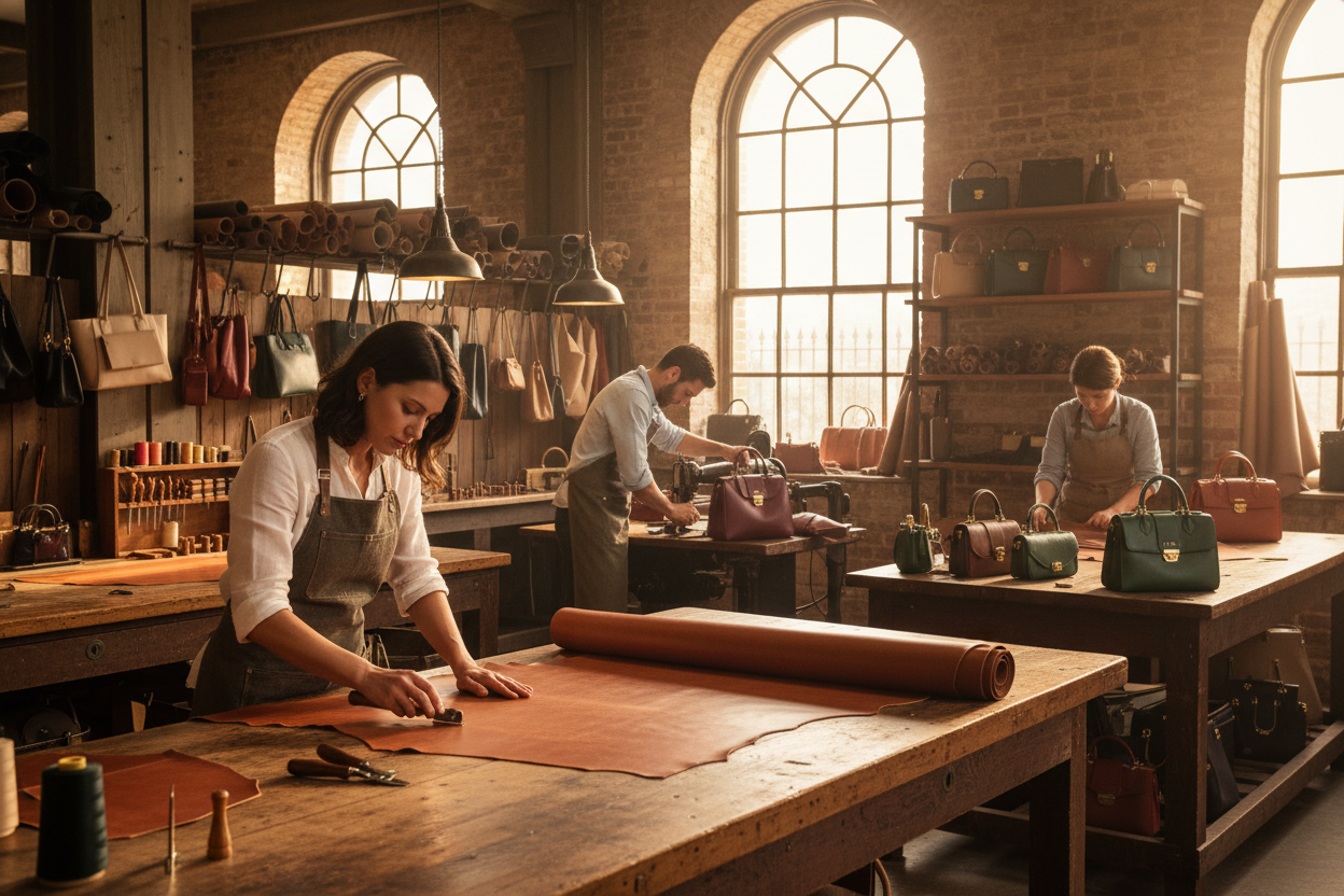 Behind the Scenes: Inside Our Leather Workshop