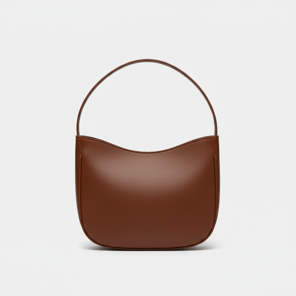 Nova Everyday Shoulder Bag in Chocolate Brown - Hero Front View