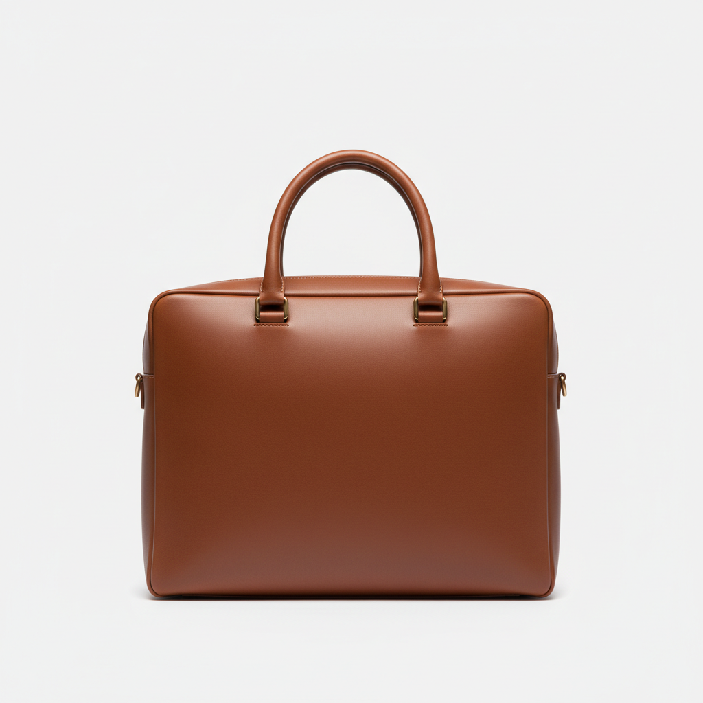 Atlas Executive Briefcase in Brown — Hero Front View