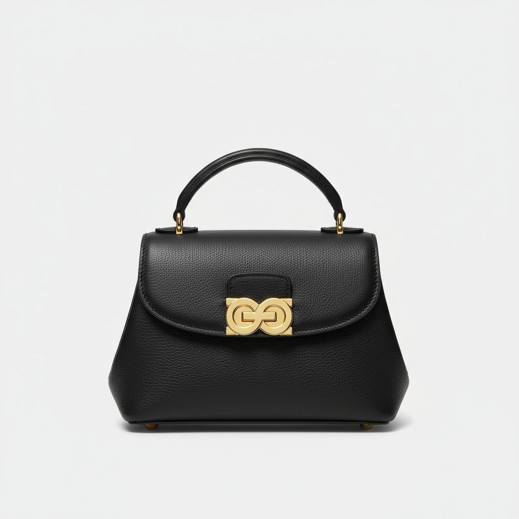Le Nova Mini Satchel – Black – Hero Front View