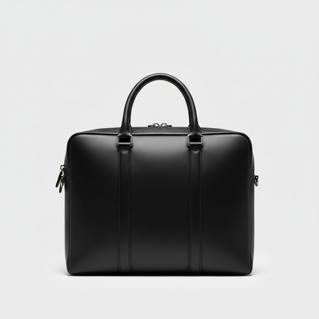 Atlas Executive Briefcase - Black - Hero Front View