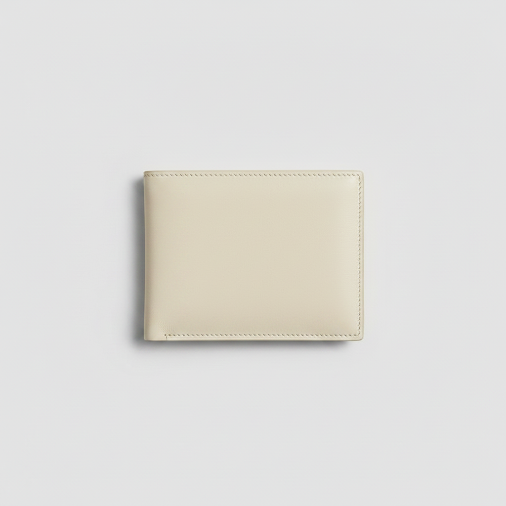 Celeste Passport Holder Cream — Hero Front View