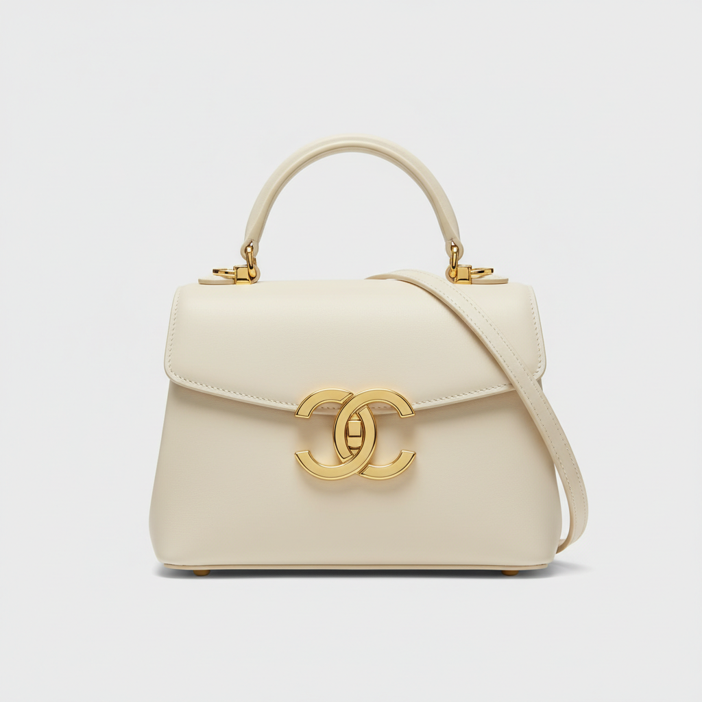Le Nova Mini Satchel – Ivory – Hero Front View