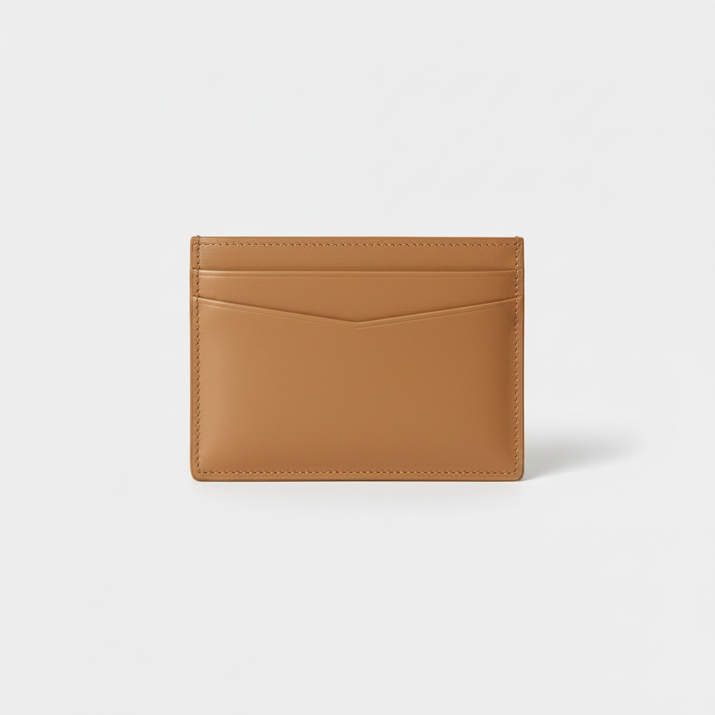 Stella Card Holder Camel — Hero Front View