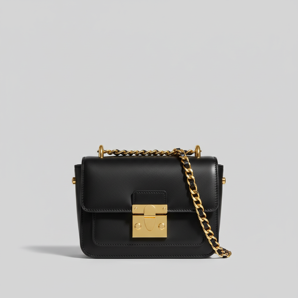 Le Nova Compact Crossbody – Black – Hero Front View