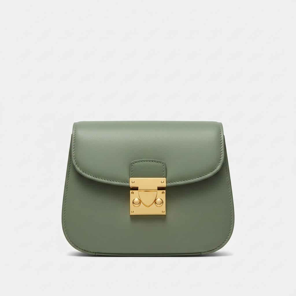 Le Nova Mini Satchel – Sage Green – Hero Front View