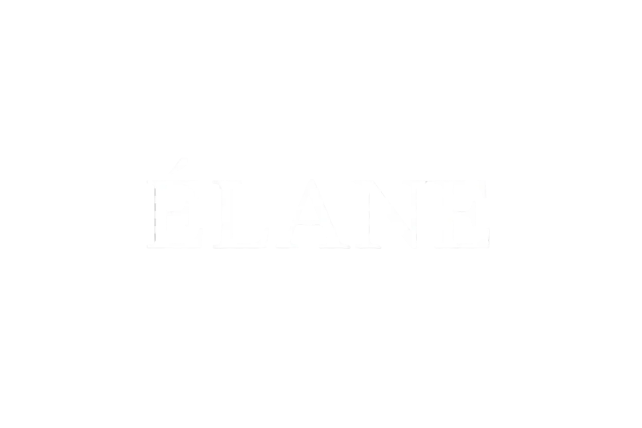ÉLANE white logo